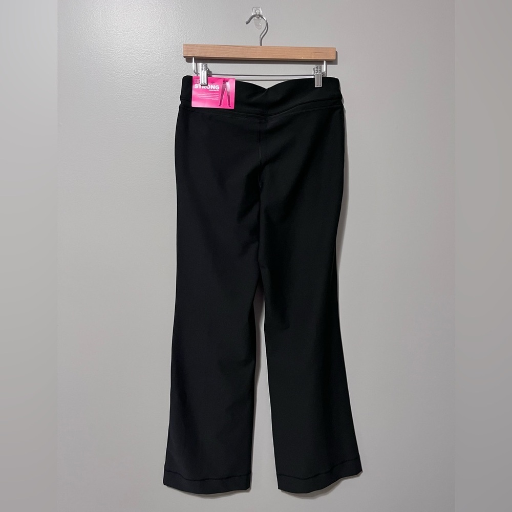 Nike Be Strong Fit Dry Regular Fit Flared Leg Mid Rise Black Leggings - Picture 6 of 11